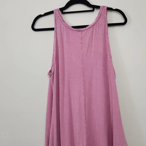 Daily Practice by Anthropologie Asymmetrical Ruffle-Hem Dress Blossom Pink M Med - Picture 6 of 6